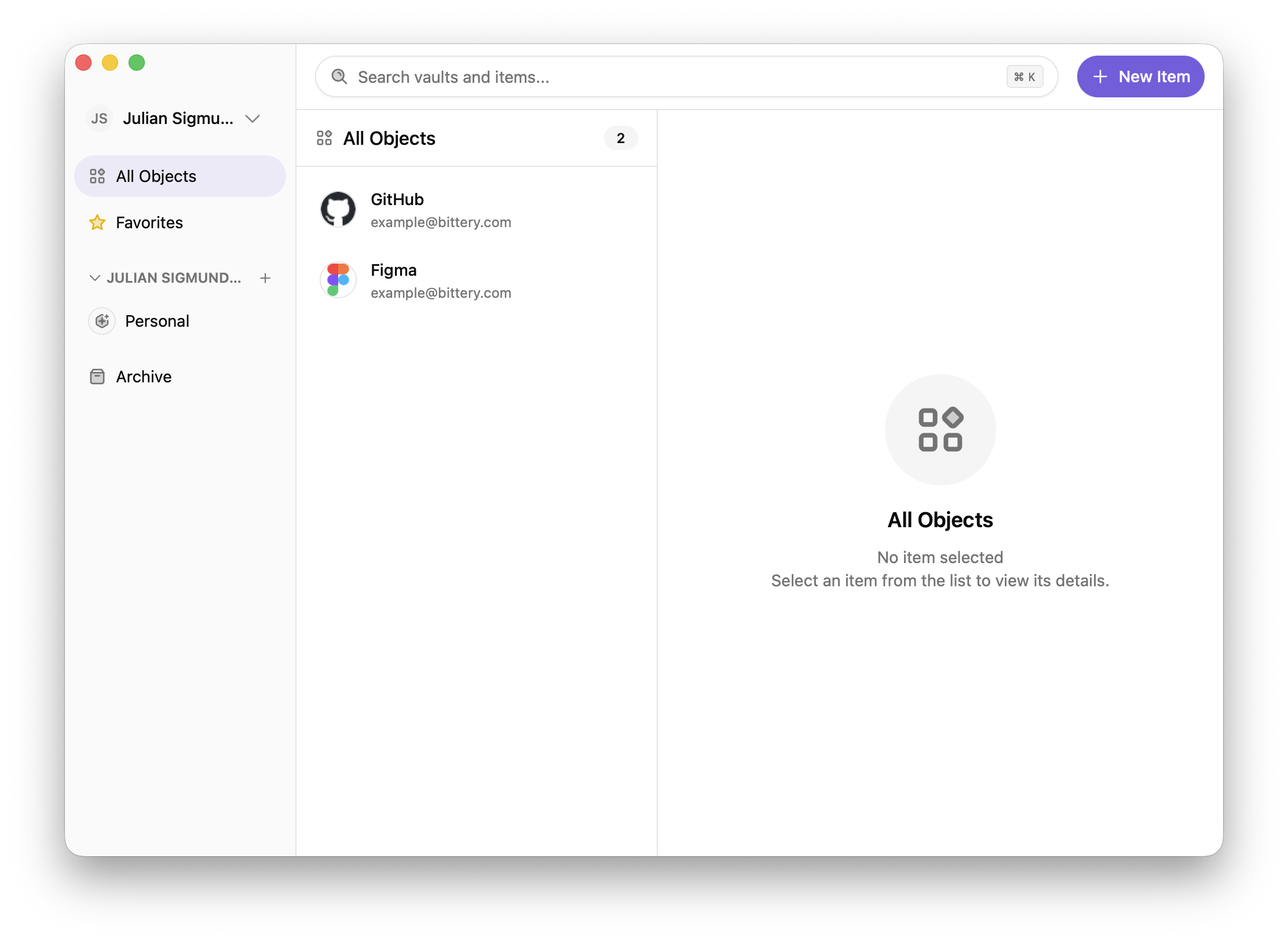 Bittery desktop app